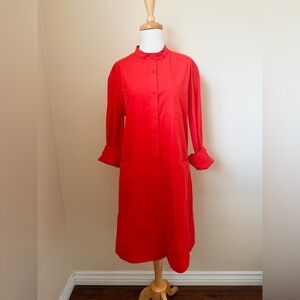 Tomas Maier for Uniqlo Cotton orange dress